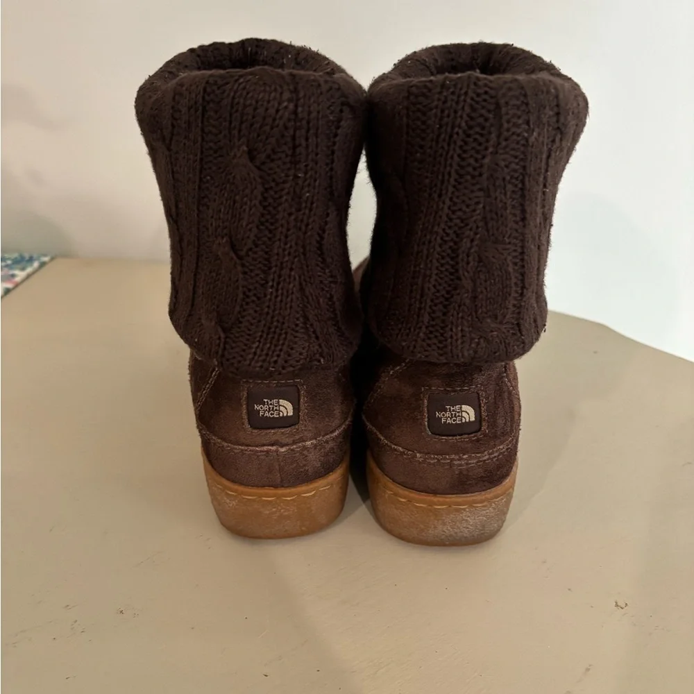North Face Brown Boots, Primaloft, Women's Size‎ 8, Excellent Condition